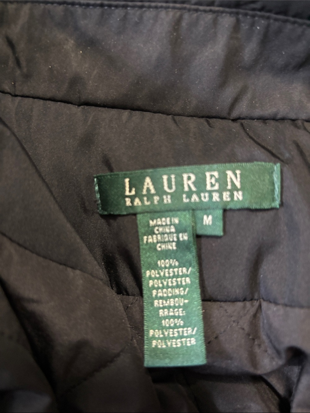 Lauren Ralph Lauren Black Ruffle-Front Belted Trench Coat LIKE NEW WORN ONCE - Picture 2 of 3